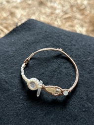 彼岸花雙色編織手環