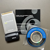 IOGEAR USB 2.0 2-Port CardBus Card Model GPU202
