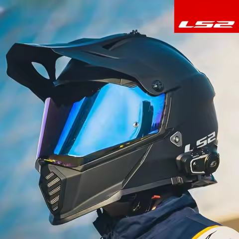 LS2 PIONEER Motocross Helmet Ls2 MX436 Moto Helmets Dual Road Cascos ADV Bike Casco Moto Mujer Gift 
