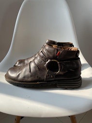 Sepatu Boots Kickers France Kulit Coffee Second Original
