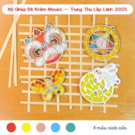 Mid-Autumn Festival Decoration Kit for Children - DIY Mosaic Kit - Meaningful Gift & Family Bonding