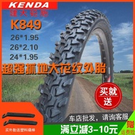 Jianda ล้อจักรยานขนาด24/26นิ้ว * 1.95X2ยางล้อยางล้อ K849ออฟโรดแบบหยาบ1จักรยานเสือภูเขา