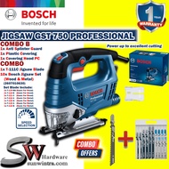 COMBO BOSCH JIGSAW GST750 Professional 10x Bosch Different Jigsaw Blade Set or Bare Tools GST 750 (R