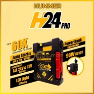 HUMMER H24 PRO 27000mAh Powerbank 12V or 24V Jump Start For Vehicle / Truck / Bus /Lorry