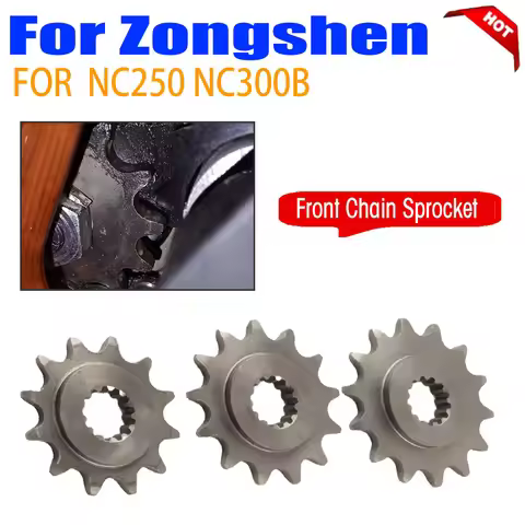 Motorcycle Accessories Front Chain Sprocket 12T 13T 14T Tooth Gear 13 14 Teeth For Zongshen NC250 NC