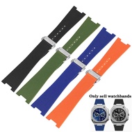 Silicone Watchbands Strap for Bell & Ross INSTRUEMENTS Series BRX5R BR05 BR-05 Rubber Bracelet BR Sp
