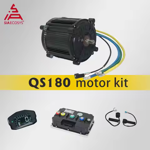 QS MOTOR QS180 8KW 90H Encoder Mid drive Motor Conversion Kit With Fardriver Controller ND72890 with