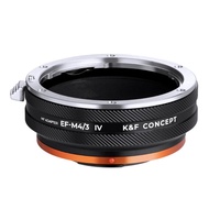 K&F Concept Adapter for Canon (EF/EF-S) Lens to Micro Four Thirds (M4/3) Mount Camera Body EOS-M4/3