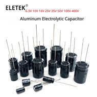 Aluminum Electrolytic Capacitor 6.3V 10V 16V 25V 35V 50V 100V 400V 10UF 100UF 220UF 330UF 470UF 680U