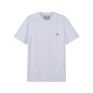 Golden Goose Mens Cotton Star Pattern Round Neck Short Sleeve T-Shirt Summer Casual Youth Style Leis