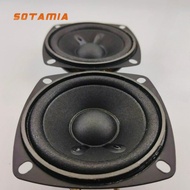 SOTAMIA 2pcs 3 Inch Full Range Audio Speaker 2 Ohm 20W Home Smart Voice Loudspeaker DIY Car Bluetoot