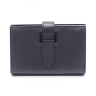 【二手】愛馬仕 HERMES 卡包 Bearn Mini Monochrome So Black 黑色 其他 Bearn Mini Monochrome So Black 女士二手 A