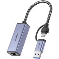 BENFEI USB 3.0 to Ethernet Adapter, USB C to RJ45 Gigabit LAN (1000Mbps) Network Adapter, Compatible