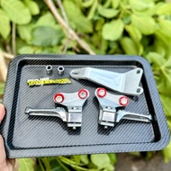 Winner V1 footrest, Winner X Malay footrest comes with red temple feathers, malay Winner X V1/V2/V3/