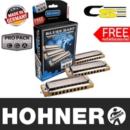 Hohner ฮาร์โมนิก้า Blues Harp Pro Pack3 คีย์ C, G, A 10 ช่อง * Made in Germany *