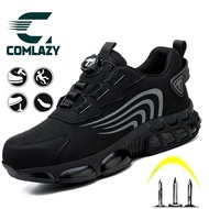 🔥Ready Stock🔥safety shoes/ kasut safety Men Steel Toe Cap kasut lelaki Anti-smashing/kasut kerja Bre