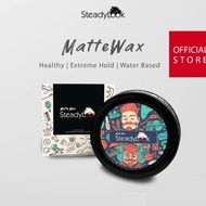 SteadyLook The Steady Look Matte Wax Hair Styling Clay | 80g | Water based