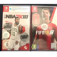 FIFA18&amp;NBA2K18 switch