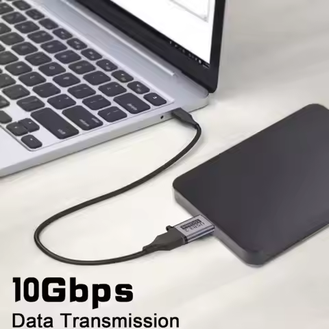 USB3.0 Micro B Adapter Male To Type C Data Transfer Type C Female Adapter High Speed Mini Size Type-