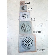 Cast Iron FLOOR DRAIN 4x4 6x6 8x8 10x10 12x12