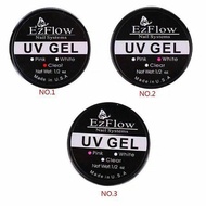 EzFlow UV Nail Gel Builder 15g / Builder Gel EzFlow UV Nail extension / sticks fake nails