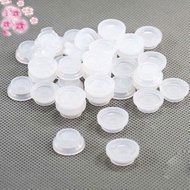2-compartment glue button and glue ring & fan creation button for eyelash extension and tattooing in