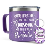 Coffee Mugs for Women - Purple Gifts - Birthday Gifts for Women - 14oz Coff