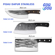 Pisau Dapur Pemotong Daging & Tulang - Pisau Stainless Steel Tebal 2 mm - 5 mm