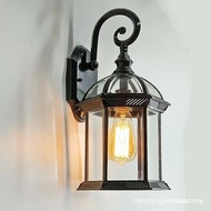 Outdoor Vintage Wall Lamp E27 Bulb Sconce Light Fixtures Retro LED Wall Lamp Porch House Home Yard G