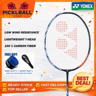 YONEX Astrox 100ZZ Dark Navy Badminton Racket High Tension Power Smash Free Bag Grip