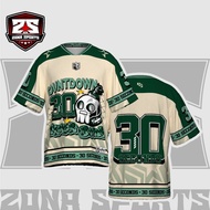 ZONA Men's Streetwear Jersey Count Down Number Series 30 Green Kids and Adults