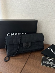 中古包 Chanel 香奈兒 Choco Bar Travel Line 肩背包