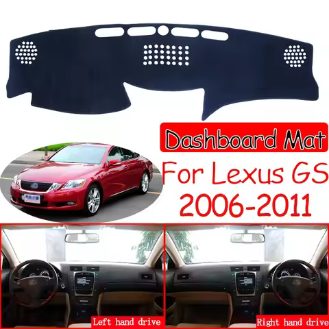 Anti-Slip Mat Dashboard Cover Sunshade Dashmat Accessories F Sport 300 430 for Lexus GS GS300 GS430 