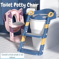 KIDSHEAVEN - Toilet ladder, toilet ladder, potty chair, children's toilet, train