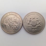 Malaysia RM1 Commemorative Coin 1986–1990 - 5th Malaysia Plan (Collectible Only)
