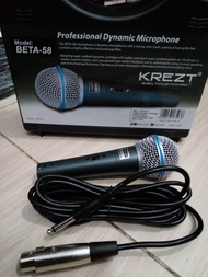 MIC MICROPHONE KREZT BETA 58 mikrofon krezt beta58