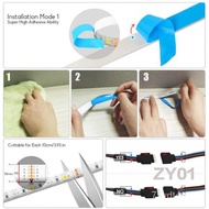 【ZY】5050 Led Light Strip 20m/15m/10m/5m  Waterproof RGB 5050 LED Strip Light + BT Remote FLtg