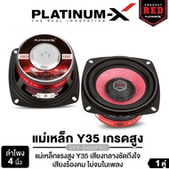PLATINUM-X ดอกซับ 4นิ้ว ซับวูฟเฟอร์ ลำโพงเสียงกลาง ลำโพงเฟสปลั๊ก หมวกลายเคฟล่าPX-S4820YE/PX-S4810PG/
