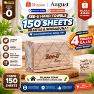 See-U Economy Brown Tissue 150 Sheets 1 Ply/ Oil Kitchen Tissue/ Tissue/