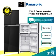 (𝐊𝐋 &amp; 𝐒𝐄𝐋𝐀𝐍𝐆𝐎𝐑 𝐃𝐄𝐋𝐈𝐕𝐄𝐑𝐘 𝐁𝐘 𝐎𝐖𝐍 𝐋𝐎𝐑𝐑𝐘) PANASONIC 210L 2 Doors Inverter Fridge NR-BB211PKMY Peti Ais Peti Sejuk 冰箱