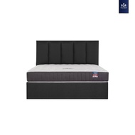 SOLOMON ที่นอนพร้อมเตียง รุ่น BERLIN ดีไซน์หรู เกรดนำเข้า ที่นอนเลือกได้ สปริง&ยางพารา ขนาด 3.5 / 5 