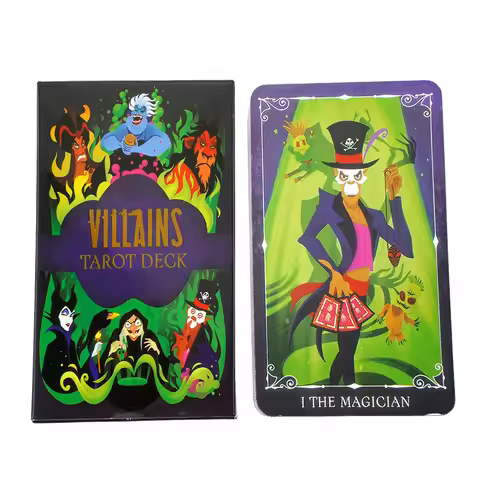 Tarot Oracle Card Mysterious Divination Comics Tarot Card Girl Card Game Board Game English Playing