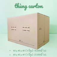Kích thước 60x40x40 cm Combo 10 hộp carton đóng gói hàng hóa