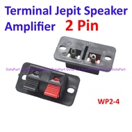 [Duta-TNG] 2 Pin Clamp Terminal Speaker Amplifier Power Box Cable 2P 2Pin WP2-4