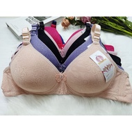 [STOK SEDIA] 8825# BAJU DALAM WANITA TIDAK ADA DAWAI BERCORAK BUNGA PENUH CUP 36-44