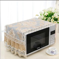 Microwave Oven Dust-proof Cover, Oil-proof Oven Cover, Fabric Lace Microwave Oven Cover