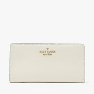 Kate Spade Wallet for Women Madison Large Slim Bifold Wallet, Meringue, Meringue, Large Slim Bifold Wallet