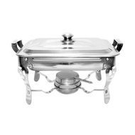 Stainless Steel Buffet Dining Place Square Buffet Container/ Buffet Warmer 2 Square Pan SGB/