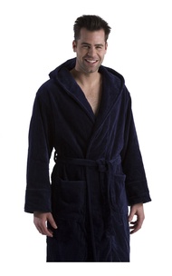 BY LORA byLora Hooded Robes for Women and Men, Unisex Bathrobes