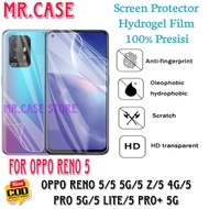 Hydrogel Film CLEAR/CLEAR OPPO RENO 5/RENO 5 5G/RENO 5 PRO+ 5G/ RENO 5 4G/ RENO 5 LITE/RENO 5 Z/RENO 5 PRO 5G Anti-Scratch Screen Protector HP